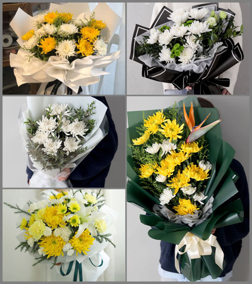 浙江省嘉兴秀洲区高照街道白事花束代送